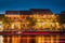 View of busy river in Hoi An, Vietnam. Hoi An is the World`s Cultural heritage site