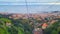 View from the cable car of the city of Funchal, Madeira.