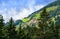 View from the cable car over the valley of Mittersill-Hollersbac