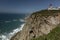 View at Cabo da Roca Lighthouse Portuguese: Farol de Cabo da Roca which is Portugal`s