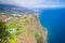 View from Cabo Girao cliff. Madeira island, Portugal.