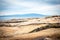 View of Cadillac Mountain from Schoodic Point in Acadia National Park, Maine, USA