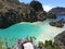 View of Cadlao lagoon. Bacuit archipelago. El Nido. Palawan. Philippines