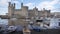 View on Caernarfon Castle from the other side of
