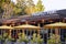 View of cafe and restaurant `Prospect Point` in Stanley Park with bay views in fall season