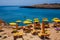View of Cala Croce beach, Lampedusa