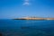 View of Cala Croce in Lampedusa