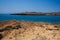 View of Cala Croce in Lampedusa