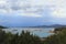 View cala moresca beach, landscape figaroli island, Golfo Aranci, Olbia, Sardinia, Italy