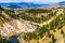 View from Calcite Springs Overlook of the Yellowstone River