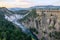 View from Calcite Springs Overlook of the Yellowstone River