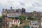 View from Calton Hill to Edinburgh View over the old town of Edinburgh to Castle Hill