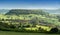 View of Cam Long Down from Coaley Peak, Cotswolds, Gloucestershire