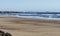 View from Cambois to Newbiggin by the Sea, UK