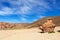 View on Camel rock formation in the Bolivean altiplano - Potosi Department, Bolivia