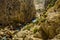 A view of the Caminito del Rey pathway as it follows the Gaitanejo river near Ardales, Spain