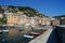 View of the camogli harbor