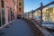 View of Camogli marina, Genoa, Italy.