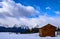 View of the Canadian Rockies at Ski Lake Louise