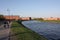 The view of the canal and the Museum of weapons in Petersburg