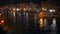 A view of the canal at night. Venice, Italy