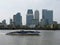 View of Canary Wharf, London, UK