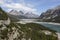 View of cancano lake dam