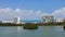 View of the Cancun lagoon, which still has many mangroves and other vegetation typical of the place, not to mention that there are