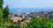 View of Cannes city and Azure Coast