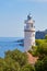 View of Cap Gros lighthouse, Mallorca, Spain