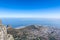 View of Cape Town and Robben Island from Table Mountain