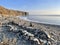 View of Cape  Vyatlina on Russkiy Island in Vladivostok in winter. Russia