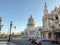 View of the Capitolium El Capitolio, Havana, Cuba, retro car w