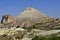 A view of Cappadocia eroded landscape of volcanic tuffstone.