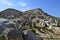 A view of Cappadocia eroded landscape of volcanic tuffstone