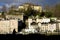 View of Capuchin Monastery in Salzburg  from the street