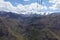 View from the car of the cable car `Wings of Tatev` in Armenia