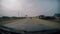 View From Car Windshield. Car Driving Full HD. Yakutsk, Russia 14/05/2017