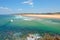 View on Carapateira beach on the westcoast in Portugal