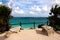 View of the Caribbean Sea from a Cliff at Tulum