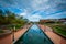 View of Carroll Creek, in Frederick, Maryland.