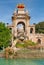 View of Cascada at Parc de la Ciutadella. Barcelona. Spain.