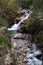 View of the Cascata de Portela do Homem waterfall in the Peneda-Geres National Park in Portugal