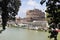 A view of the Castel Sant Angelo in Rome