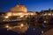 View of Castel Sant\'Angelo in Rome, Italy