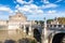 View of Castel Santâ€™Angelo in Rome
