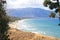 View of Castellammare del Golfo from Balestrate, Sicily, Italy