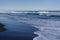 View of Castelldefels beach in Castelldefels, Catalonia, Spain