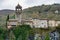 View of Castellfollit de la Roca, Spain