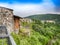 View of Castellfullit de la Roca, Girona, Spain.